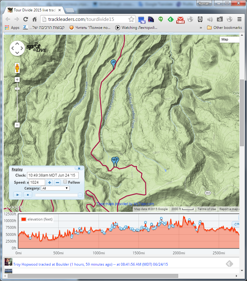 Tour Divide 2015