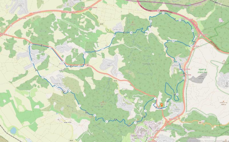 Неве Шалом-Кфар Урия-Арель 11.08.2023 пятница 6:30 64163-0